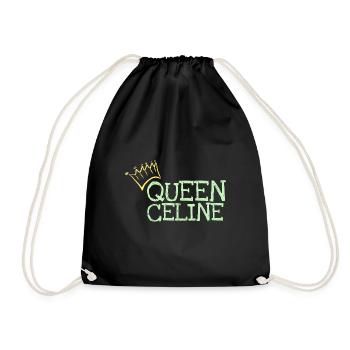 Céline comme prénom - Sac de sport léger - noir - Devant