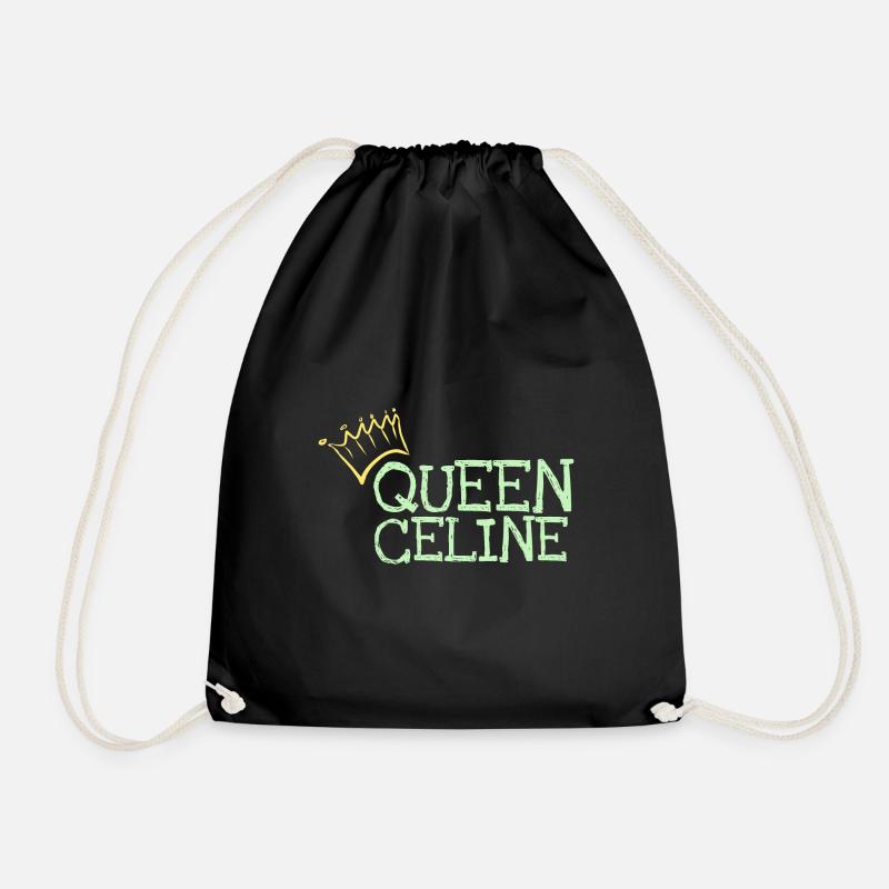 Celine als Vorname - Turnbeutel - Schwarz