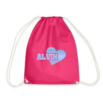 Gold Alvin - Turnbeutel - Fuchsia - Vorne