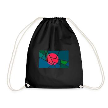 Bangladesh - Drawstring Bag - black - Front