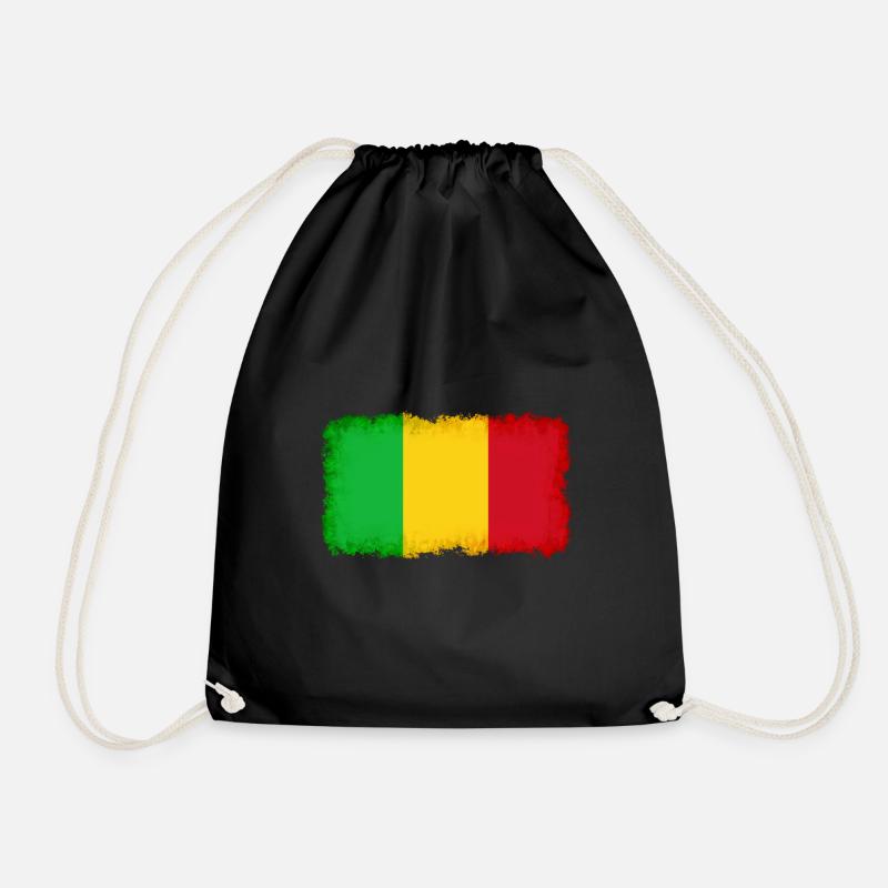 Land Mali - Turnbeutel - Schwarz