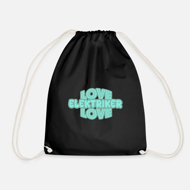 Électricien - Sac de sport léger - noir