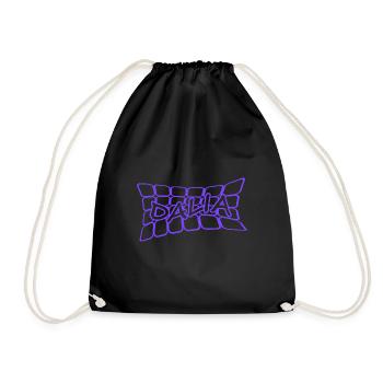 Dalia as a name - Drawstring Bag - black - Front