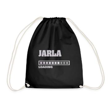 Jarla als Baby - Turnbeutel - Schwarz - Vorne