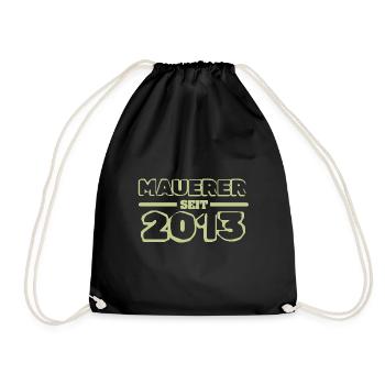 Maurer 2013 - Turnbeutel - Schwarz - Vorne