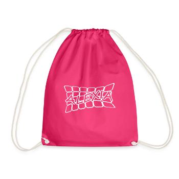 Name Alexia - Turnbeutel - Fuchsia - Vorne