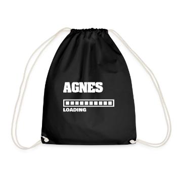 Bébé Agnès - Sac de sport léger - noir - Devant