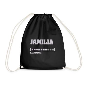 Baby Jamilia - Drawstring Bag - black - Front