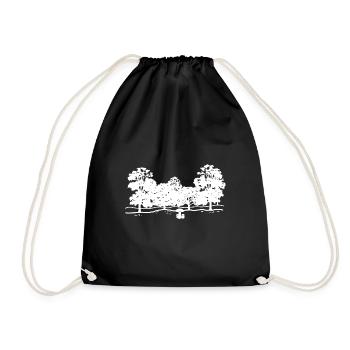 Cueilleur de champignons Champignons Chercheurs de champignons Idée cadeau - Sac de sport léger - noir - Devant