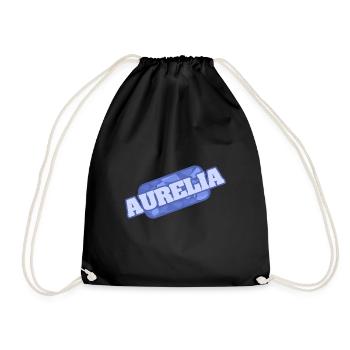 Gift for Aurelia - Drawstring Bag - black - Front