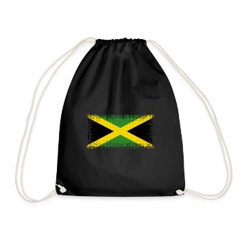 First name Jamaica - Drawstring Bag - black - Front