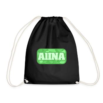 Gesundheit Alina - Turnbeutel - Schwarz - Vorne