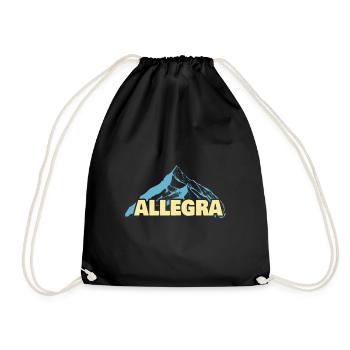 Gift for Allegra - Drawstring Bag - black - Front