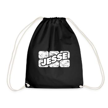Geschenk für Jesse - Turnbeutel - Schwarz - Vorne