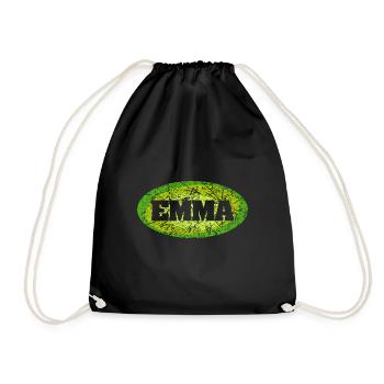 emma - Turnbeutel - Schwarz - Vorne