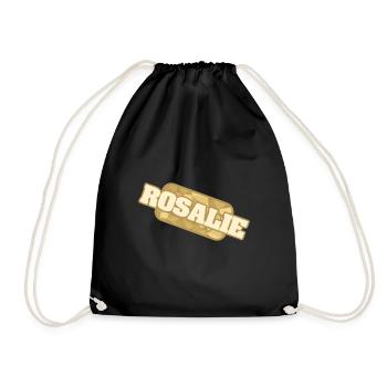 Nature Santé Bio Prénom Rosalie - Sac de sport léger - noir - Devant