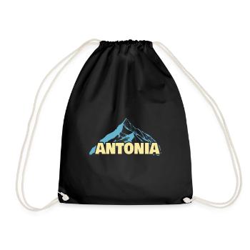 Bergsteigen Antonia - Turnbeutel - Schwarz - Vorne
