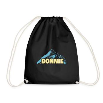 Bonnie comme nom de femme - Sac de sport léger - noir - Devant