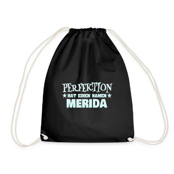 Moi en tant que nom de femme - Sac de sport léger - noir - Devant