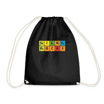 Science Experiments - Science Rocks - Drawstring Bag - black - Front