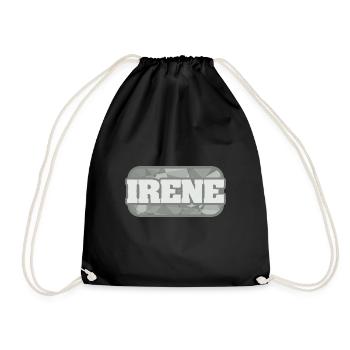 Irene as health - Drawstring Bag - black - Front