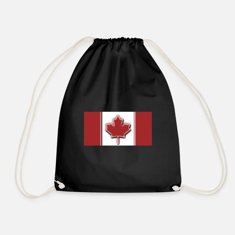 Kanada Flagge - Turnbeutel - Schwarz