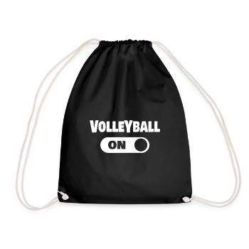 On Volleyball - Turnbeutel - Schwarz - Vorne