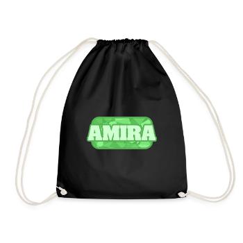 Health & Medical Amira - Drawstring Bag - black - Front