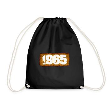 1965 - Drawstring Bag - black - Front