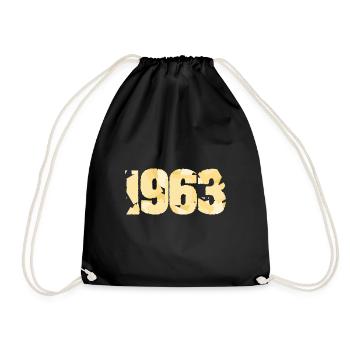1963 - Turnbeutel - Schwarz - Vorne