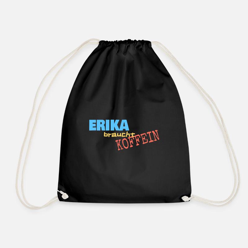 Erika - Turnbeutel - Schwarz