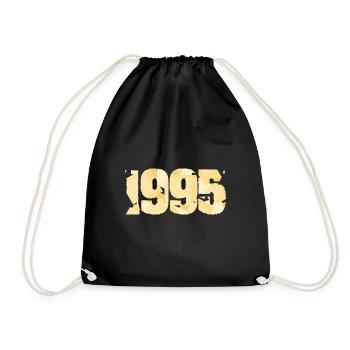 Année 1995 - Sac de sport léger - noir - Devant