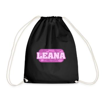 Health Leana - Drawstring Bag - black - Front