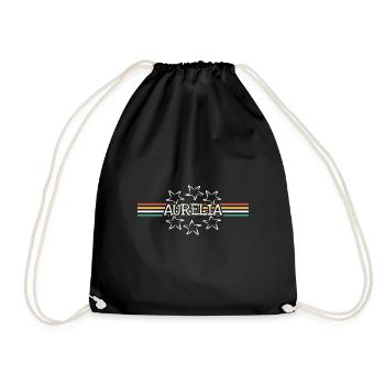 Gift for Aurelia - Drawstring Bag - black - Front