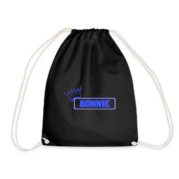 Sister Bonnie - Drawstring Bag - black - Front