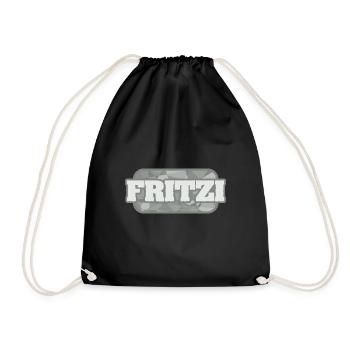 Fritzi - Turnbeutel - Schwarz - Vorne