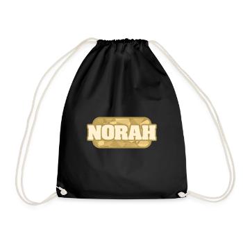Health Norah - Drawstring Bag - black - Front