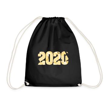 2020 - Drawstring Bag - black - Front