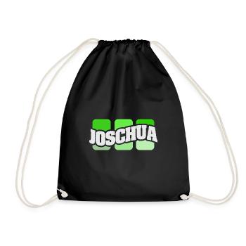 Joshua - Drawstring Bag - black - Front