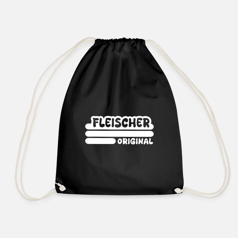 Beruf Fleischer - Turnbeutel - Schwarz