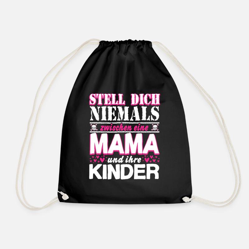 -Mama - Turnbeutel - Schwarz