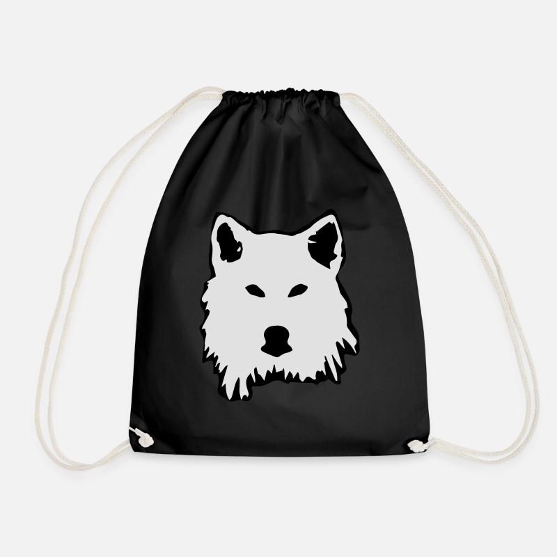 wolf - Turnbeutel - Schwarz