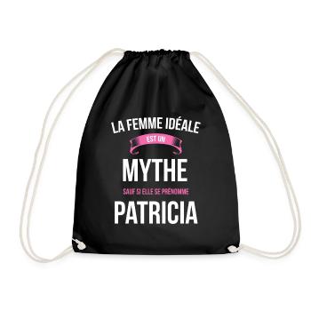 Patricia idéale mythe cadeau noël - Sac de sport léger - noir - Devant