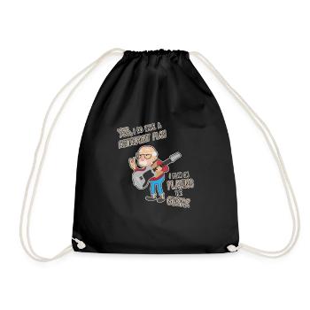 Funny pension & retraite dit comme un cadeau - Sac de sport léger - noir - Devant