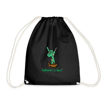 Halloween est là l'idée de cadeau de la montée des zombies - Sac de sport léger - noir - Devant