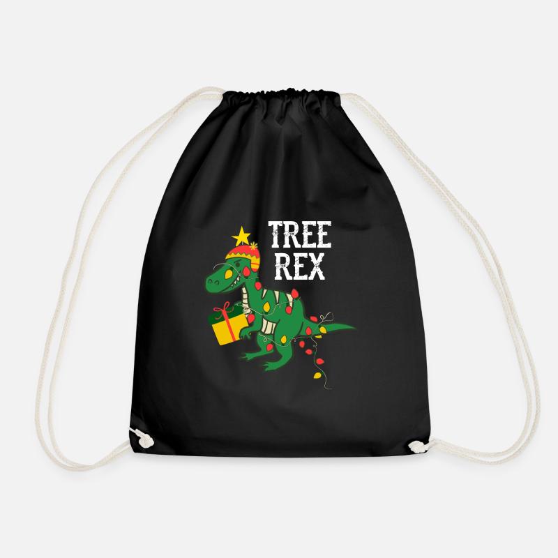 weihnachten geschenk lustig - Turnbeutel - Schwarz