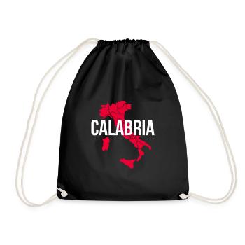 Kalabrien Italien Calabria Italia - Turnbeutel - Schwarz - Vorne
