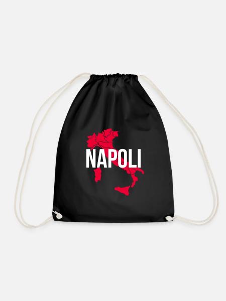 Napoli Neapel Naples - Turnbeutel - Schwarz