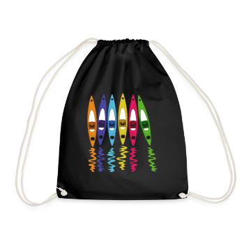 canoë kayak - Sac de sport léger - noir - Devant