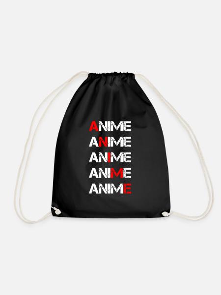 Anime - Turnbeutel - Schwarz